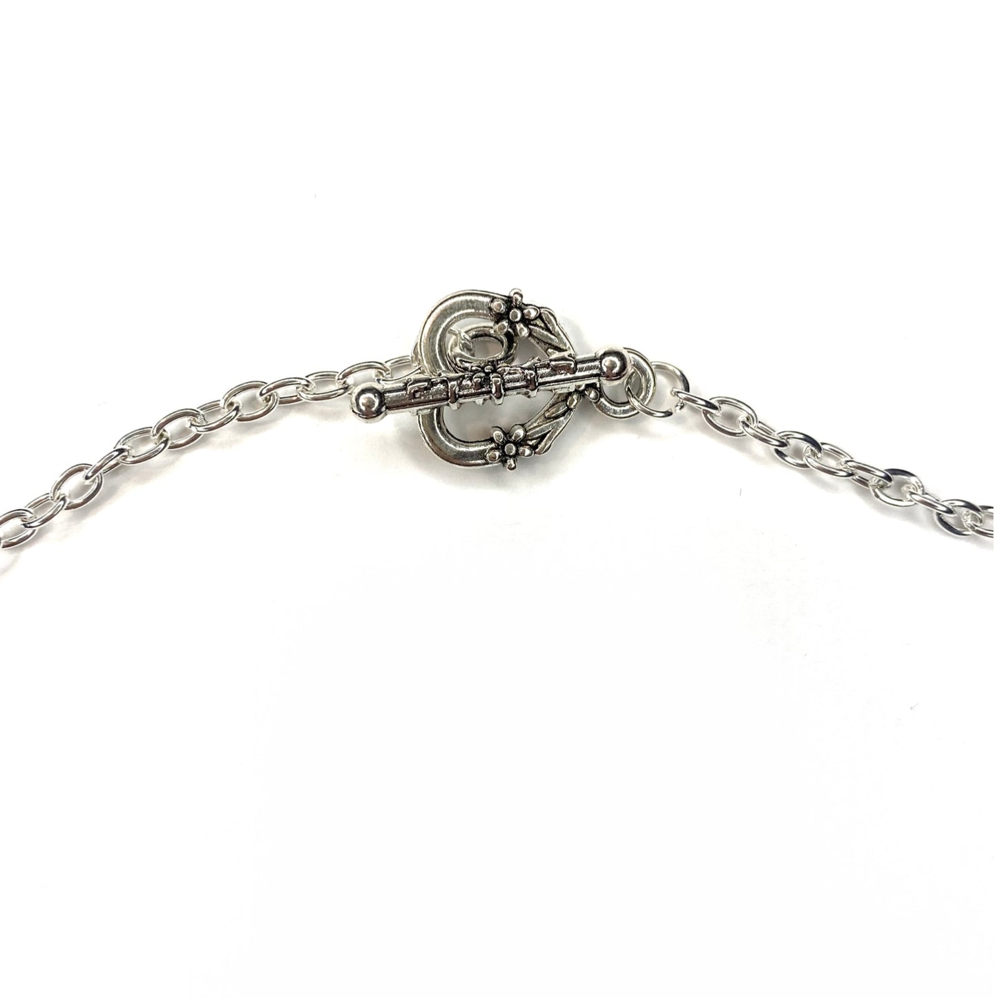 Necklace with Rose Quartz and Heart Charm