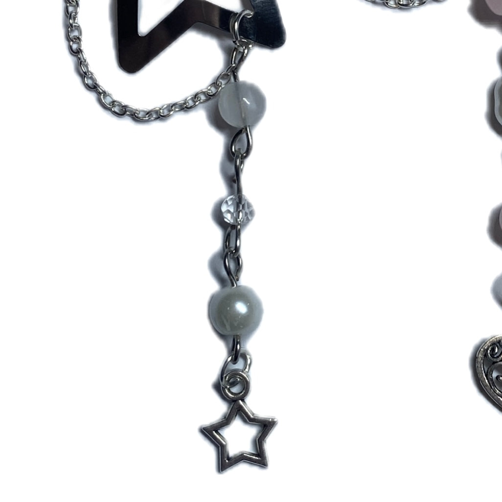 Star Hair Clip with Beads