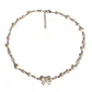Beaded Necklace with Bow Charm