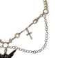 Close-up of Fairy Necklace with Cross Right side