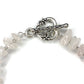 Bracelet with Rose Quartz and Heart Charm