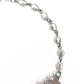 Necklace with Pearls, rosequarts and a rosequarts charm
