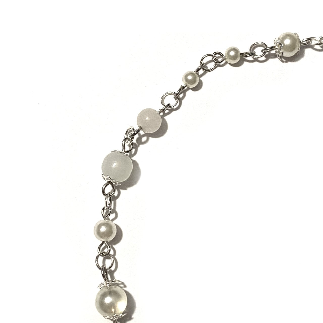 Necklace with Angel Wings and Gemstones