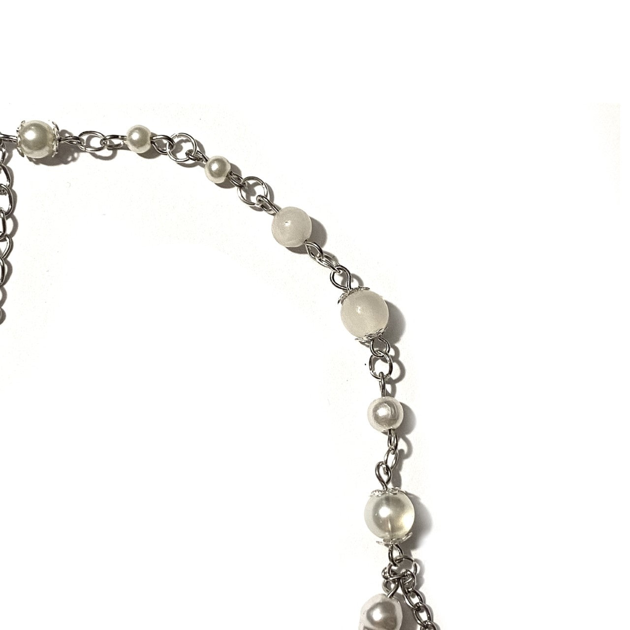 Necklace with Angel Wings and Gemstones