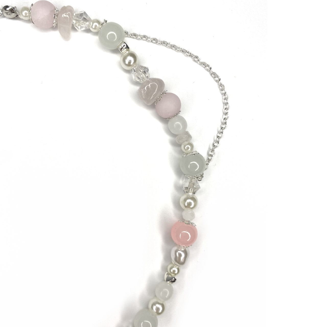 Necklace with Wings, Gemstones and Beads